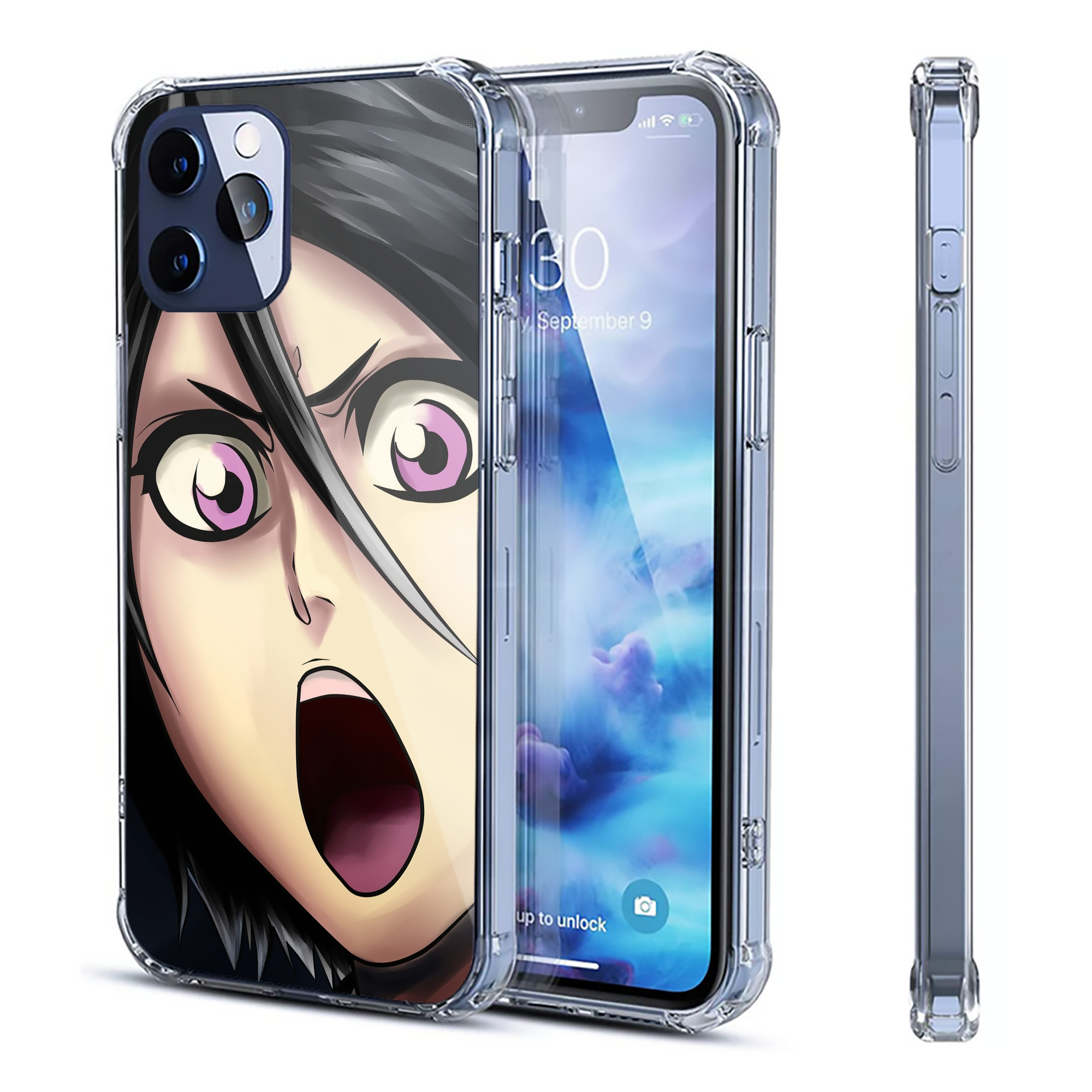 （画像用） ブリーチ BLEACH 【iPhone 12シリーズ対応】透明スマホケース（クリアソフトケース）